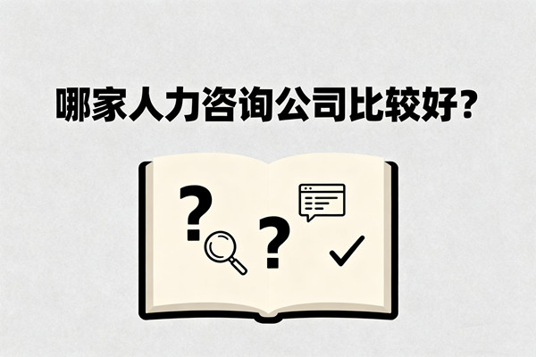 哪家人力咨詢公司比較好？